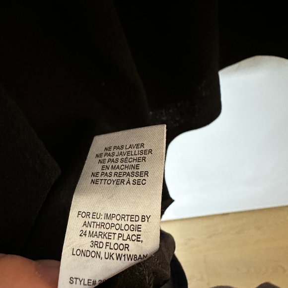 Anthropologie Gray Ruffled Blouse - Picture 9 of 11